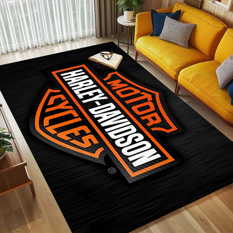 Motorcycle Ride Living Room Nonslip Area Rug Soft Carpet For Bedroom Game Playroom Sofa Office Home Decor Doormat Christmas Gift C926813