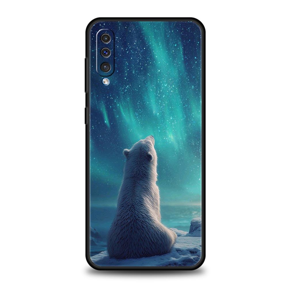 Polar Bear Phone Case For Samsung A56 A36 A26 A54 A52 A24 A14 A50 A72 A70 A06 A12 A22 A34 A42 A32 A04s A16 5G Cover