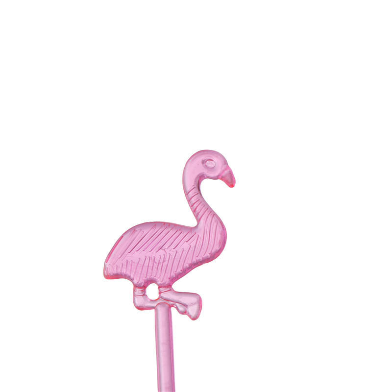 50Pcs Flamingo Food Picks Buffet Cupcake Fruit Forks Party Cake Dessert Decor