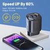 Dual USB Phone Charger 2.4A, 2-Port US/EU Travel Adapter