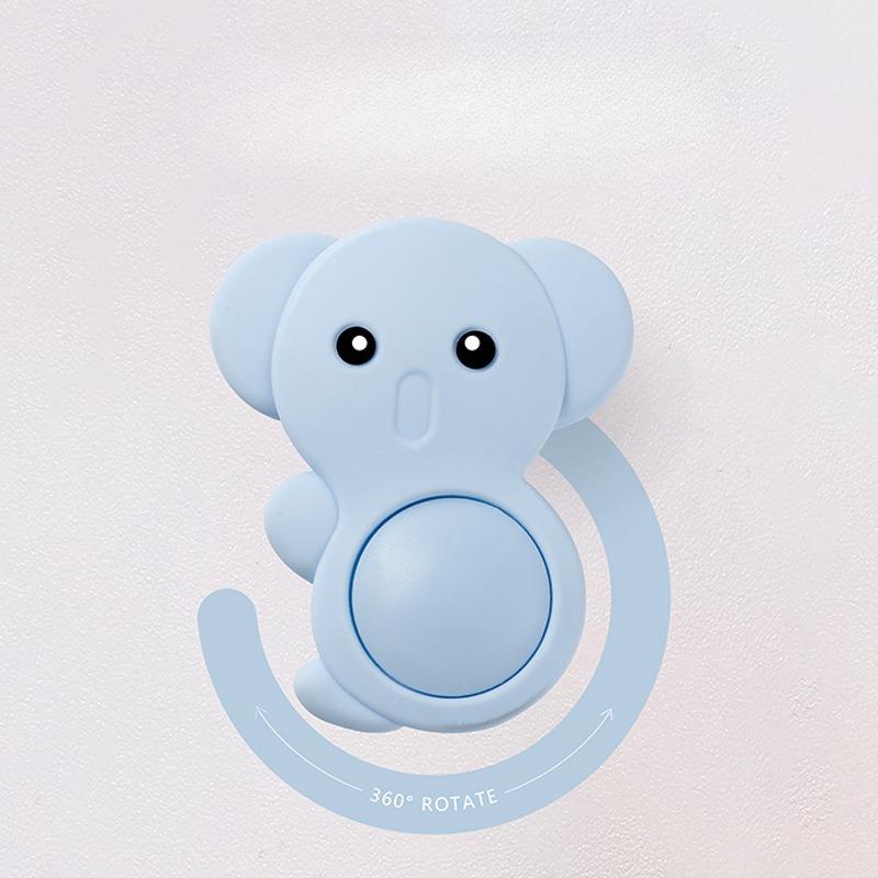 Cartoon Animal Door Stopper, No Need for Drilling, Anti-hand-squeezing Safety Door, Top Blocking Door, Cute Door Blocking and Anti-collision