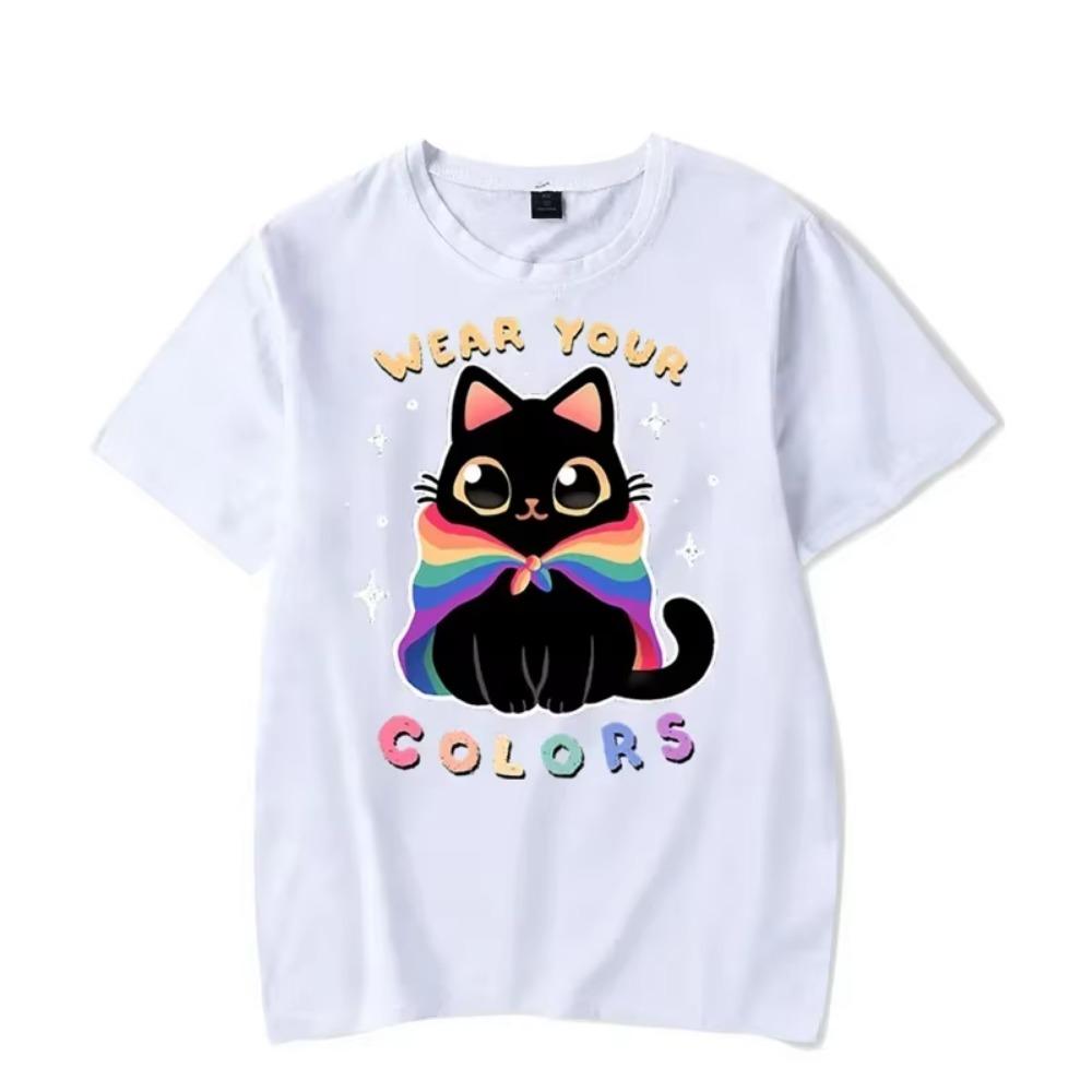 Men's T-shirt Wear Your Colors Lgbt Kawaii T Shirt Men Women Tshirt Graphic Male T Shirts Oversized T Shirt Camisetas Masculino