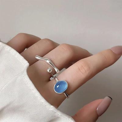 Exquisiter Damen Unregelmäßiger Ring Party Geschenk Versteller Persönlichkeit