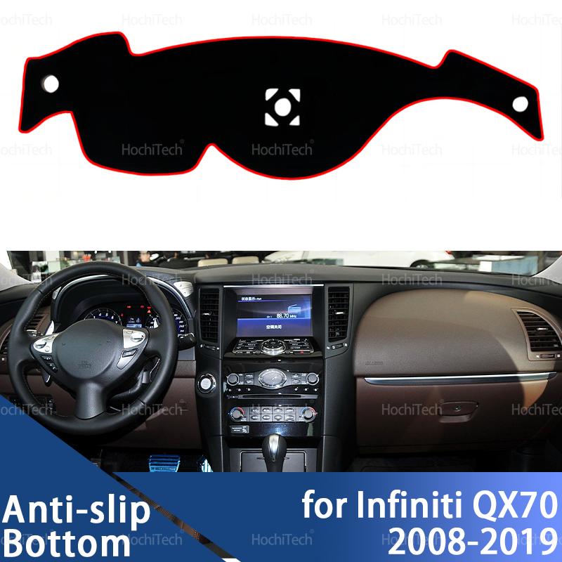 Per Infiniti QX70 FX35 FX37 FX45 FX50 S51 2008-2019 Copertura Cruscotto Auto Evita Luce Tappetino Pannello Strumenti Tappeti LHD RHD