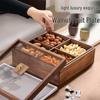 Walnut Wood Snack & Fruit Tray