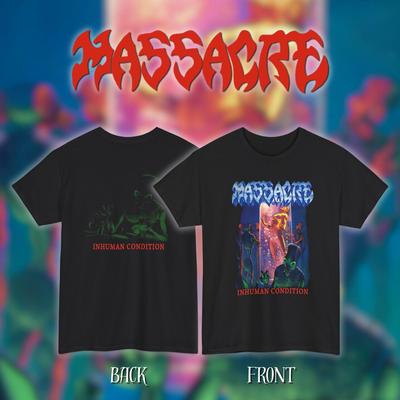 Massacre - Conditions Inhumaines | T-shirt Coton Lourd Gildan | Taille - S, M, L, XL, 2-3 XL