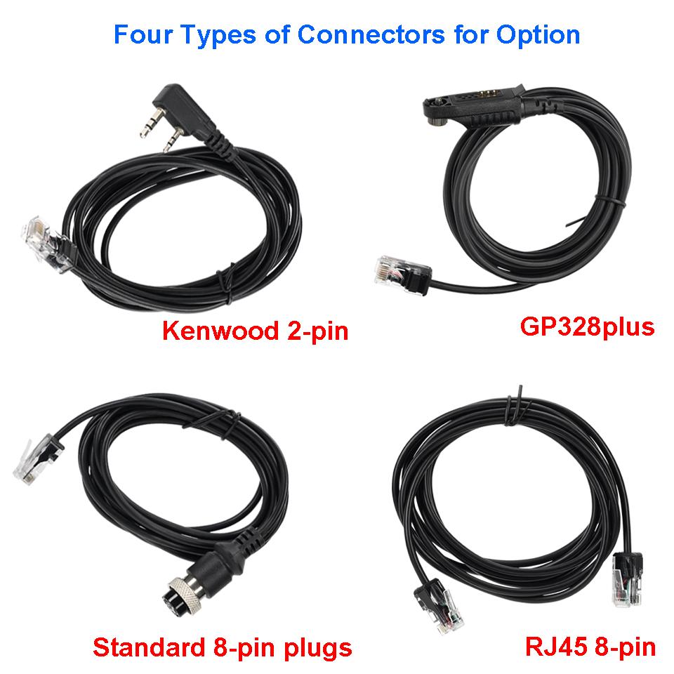 Aliunce Sm01 Microfone de mesa para walkie talkie Rt622 Rt3s Hd1 Ra685 Rt95 Rádio bidirecional Microfone de mão 2 pinos / Gp328plus
