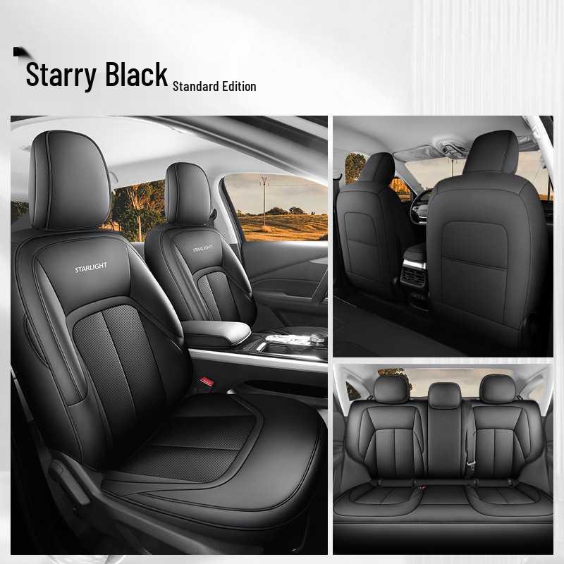 Wuling Xingguang Leather Car Seat Covers - All-Season Full Coverage Cushion Set Full Surround 5-Seater