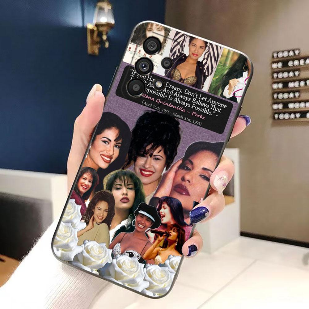 S-Selena Q-Quintanilla Phone Case For Samsung Galaxy A72 A71 A55 A54 A53 A52 A42 A34 A33 A32 A23 A22 A21S A20S Case Funda Shell