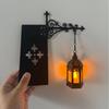 Vintage Bookshelf LED Lamp 1 PCS Library Lantern Style Warm Nightlight for Office Living Room Ornament