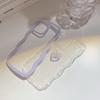 Bunte Kristall 3D Liebe wellige stoßfeste Handyhülle für Iphone 11 12 Pro Max Xsmax X Xr 13 Promax süßes Herz süße Rückseite