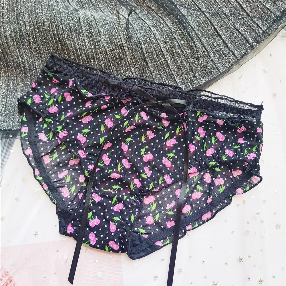 Slips mit Leopardenmuster, sexy Spitzenunterwäsche, niedliche, niedrig sitzende Damenhöschen