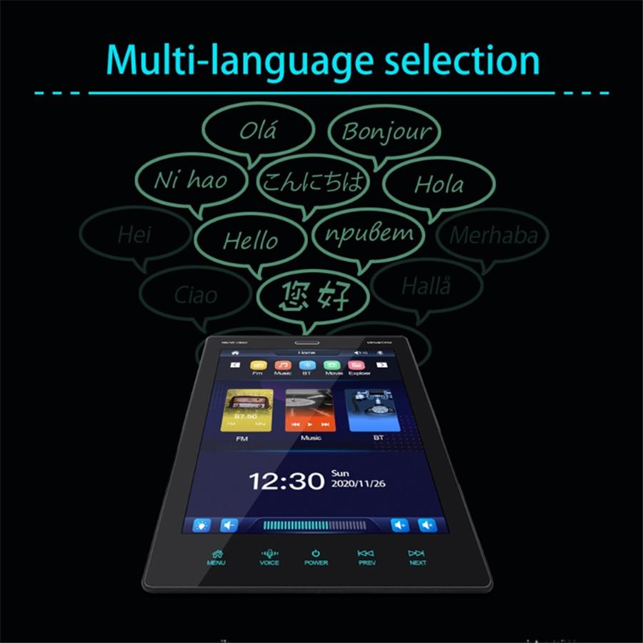 9.5" IPS Touch Screen Car Bluetooth Media Music Player FM Support Multi Language