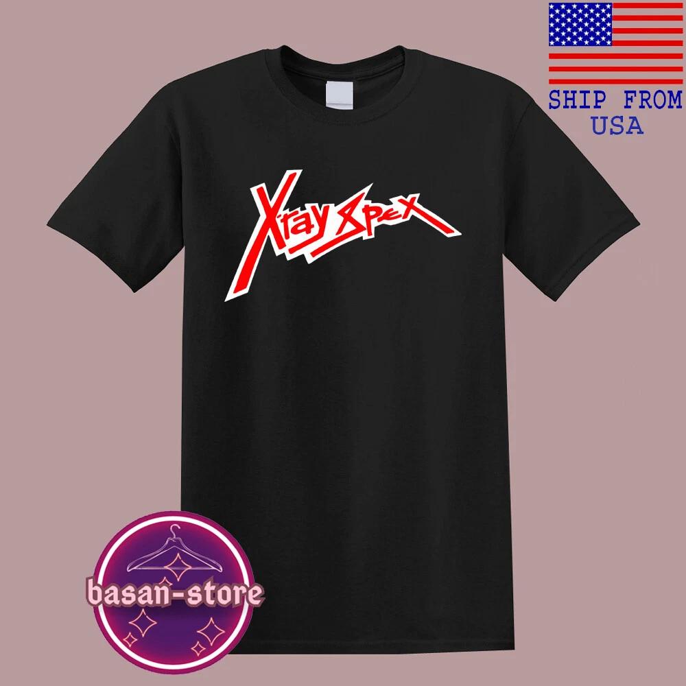 X-Ray Spex Men s Black T-Shirt Tee Top Unisex 4XL