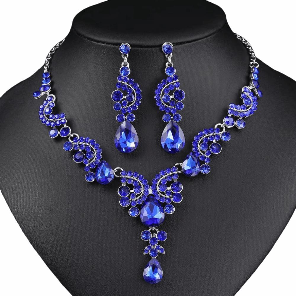 Elegant Necklace Earrings Set Luxury Bridal Jewelry Set Women's Jewelry Sets Women's Accessories