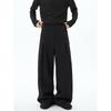 American Pleated Semi-elastic Suit Pants Casual Pants Men's and Women's Loose and Versatile Drape Straight Wide-leg Floor-mopping Trousers
