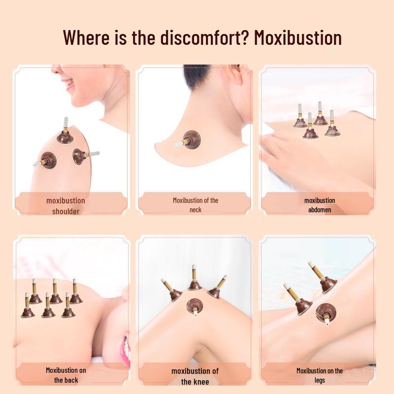 Ai Ai Genuine Moxibustion Patches - Box of 50 Portable Moxa Stick Patches for Household Use