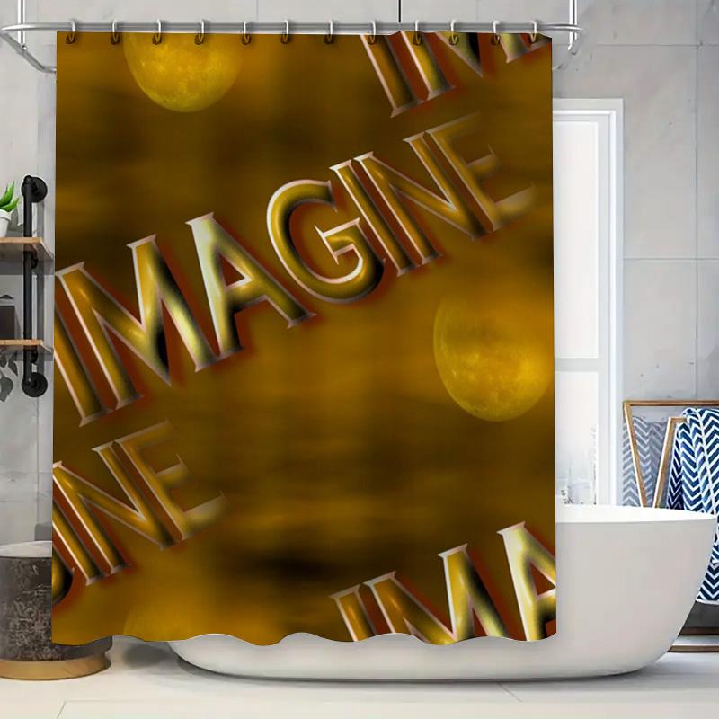 

Vibrant Tiger Print Shower Curtain Polyester Fabric With Rubber Grip For Bathroom Decor Waterproof Protection In Multiple Sizes 90x180cm