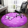 Purple Butterfly Office Carpet Chair Mats, Home Decor, Sofa Rug, Office Carpet Gift for Bedroom, Living Room, Various Rooms1118066a