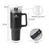 1200ML Insulated Tumbler with Handle Straw Travel Cup Coffee Cup For Volvo C60 XC40 V70 XC90 V40 V50 R 190h XC SC60 C30 S60 V60 RU1