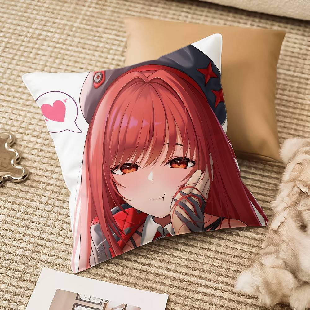 Goddess of Victory NNikke Pillow Case Antidustmite Invisible zipper Sofa Bed 30X30cm