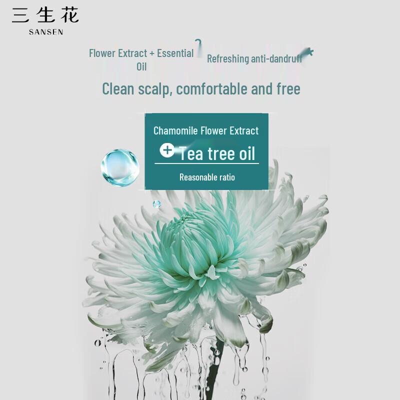 San Sheng Hua Essential Oil Anti-Dandruff & Softening Amino Acid Shampoo