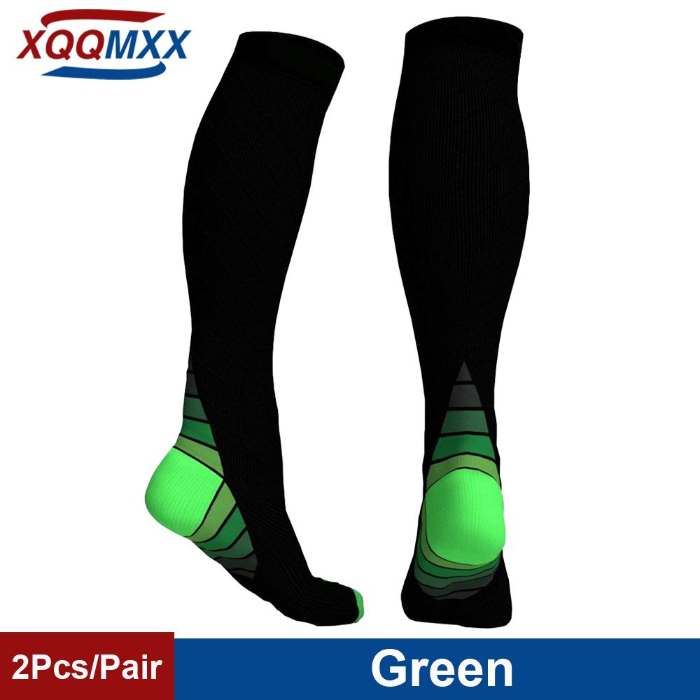 Xqqmxx 1Pair Compression Socks For Neuropathy Swelling Pain Relief 20-30 Mmhg Knee-High Stockings Women Men