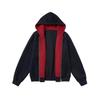 Unisex Color Block Zipper Cardigan Hoodie - Trendy Casual Autumn/Winter Jacket