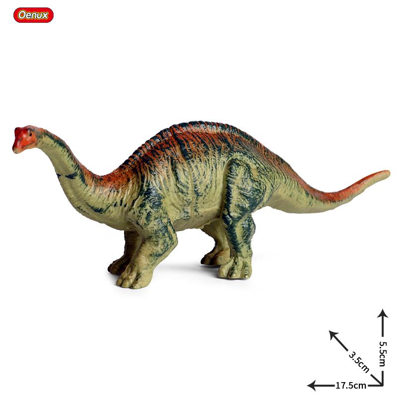 Oenux Jurassic Carnivorous Carnotaurus Figures Dinosaur Brinquedo Tyrannosaurus Model Collection PVC High Quality Toy Kids Gift