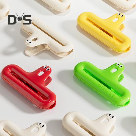 Klipy na sáčky s čipy 4,7 palce Klipy na papírové sáčky na potraviny a svačiny Odolné těsnící úchyty Barevná svářečka sáčků na svačiny a čipsy