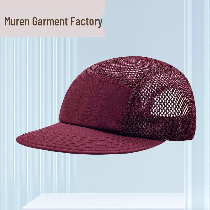 

Кепка для скейтборда из дышащей сетки в японском стиле - унисекс для путешествий и спорта на открытом воздухе 58-61CM (European Adult) вино красного