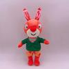 Kids Cartoon Plush Toy Set Rabbit Mouse Pig Frog Stuffed Animals Educational Soft Dolls Christmas Birthday Gifts