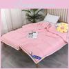 Cotton Solid Color Lightweight Duvet Quilt With Polyester Fill For Comfort Sleep