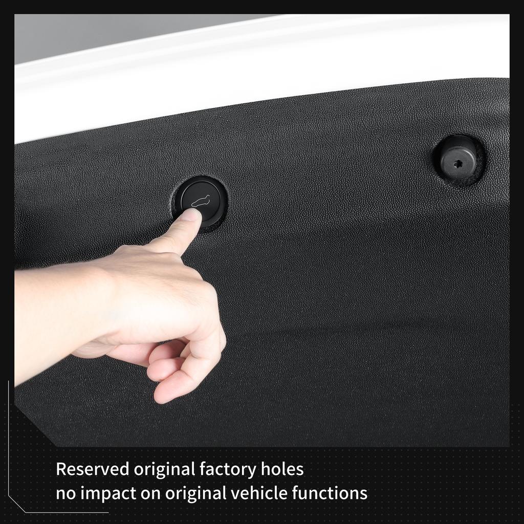 Smabee for Tesla Model YL 2025 2026 6Seater Trunk Tailgate Mat & Rear Bumper Guard Accessoreis Black