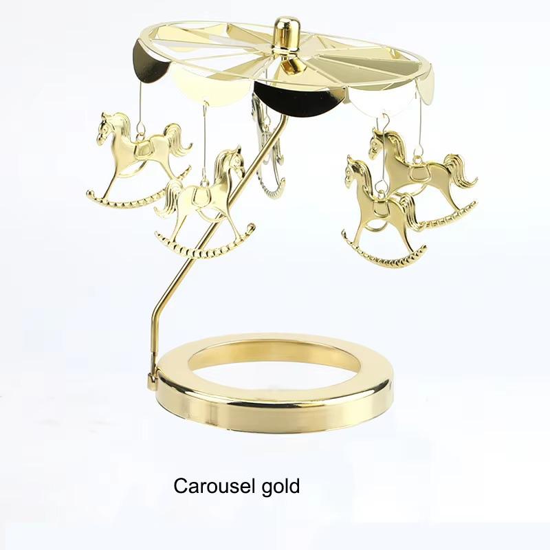 Svícen 1KS Kolotoč Romantický Holčičí Srdce Kůň Lampa Nádoba na Vonnou Svíčku Krev Domácí Dekorace