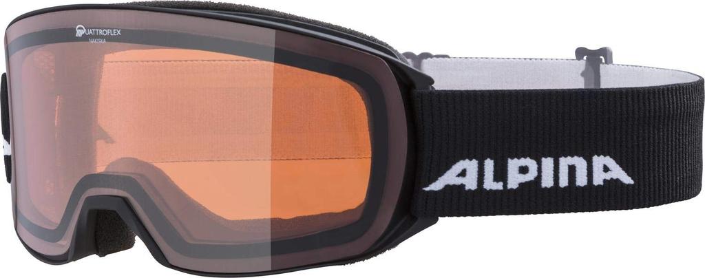 ALPINA NAKISKA Q Ski- og Snowboard Polariserte Briller som kan brukes over briller, Unisex, Linser, Anti-dugg,