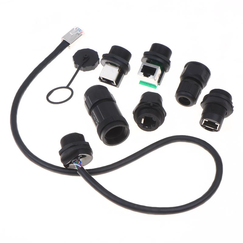 Waterproof Rj45 Connector Kit With Ip67 Protection And Stable Signal Perfect For Outdoor Industrial Ethernet Cabling