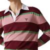 PRADA Long Sleeved Striped Knitted Polo Shirt UMB990-16L3-F0007-S-OOO