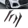 1 P  Front Bumper Side Spoiler Aerodynamic Left Right Front Bumper Side   Vent Trim Fin Decor Replacement For FY   2021-2024