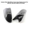 Carbon Fiber Side Mirror Cover Caps Replacement For BMW E90 E91 E92 E93 PRE LCI M3 Style