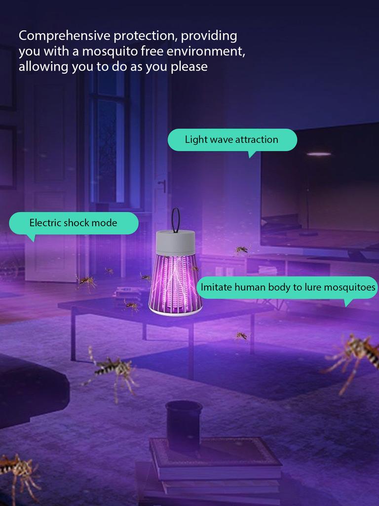 Electric Shock Mosquito Killer Lamp USB 5V Fly Trap Zapper Insect Killer Repellent Bedroom Outdoor Anti Mosquito Trap