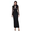European-American Rhinestone Patchwork Luxury Party Dress