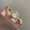Square Dial Wristwatch Elegant Quartz Watch New Ladies Watch  for Women