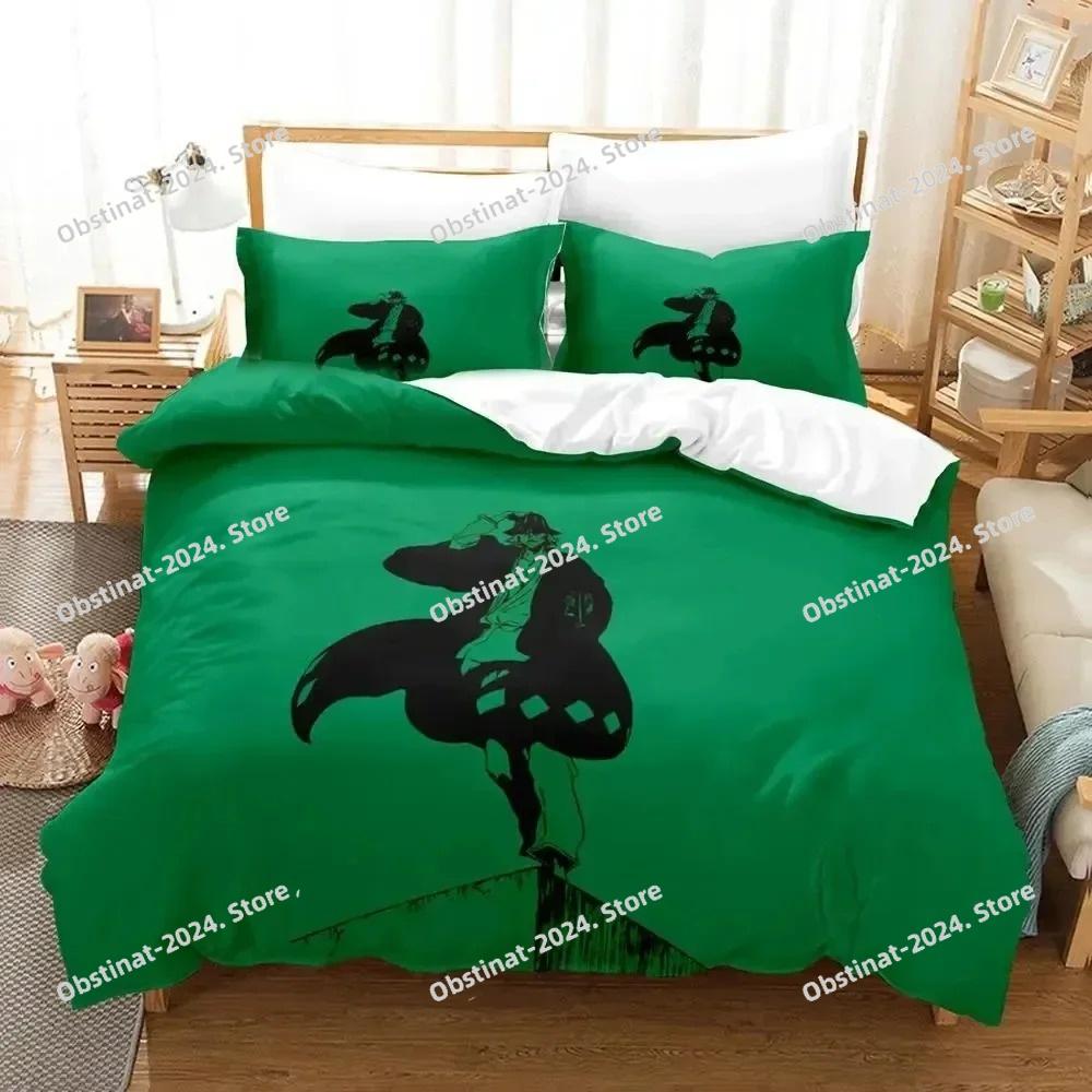 Anime Bleach Urahara Kisuke Ložní souprava Povlak na přikrývku Ložní sada Povlak na přikrývku Povlak na polštář Přikrývka King Queen Size Chlapci Dospělí Ložní prádlo