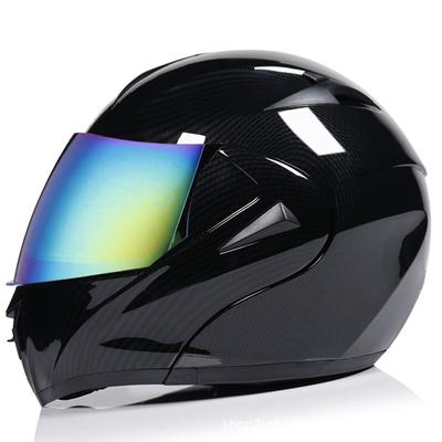 VIRTUE Electric Helmet DOT Dual-lens Open-face Helmet, Full-coverage Motorcycle Helmet, Cool Racing Helmet