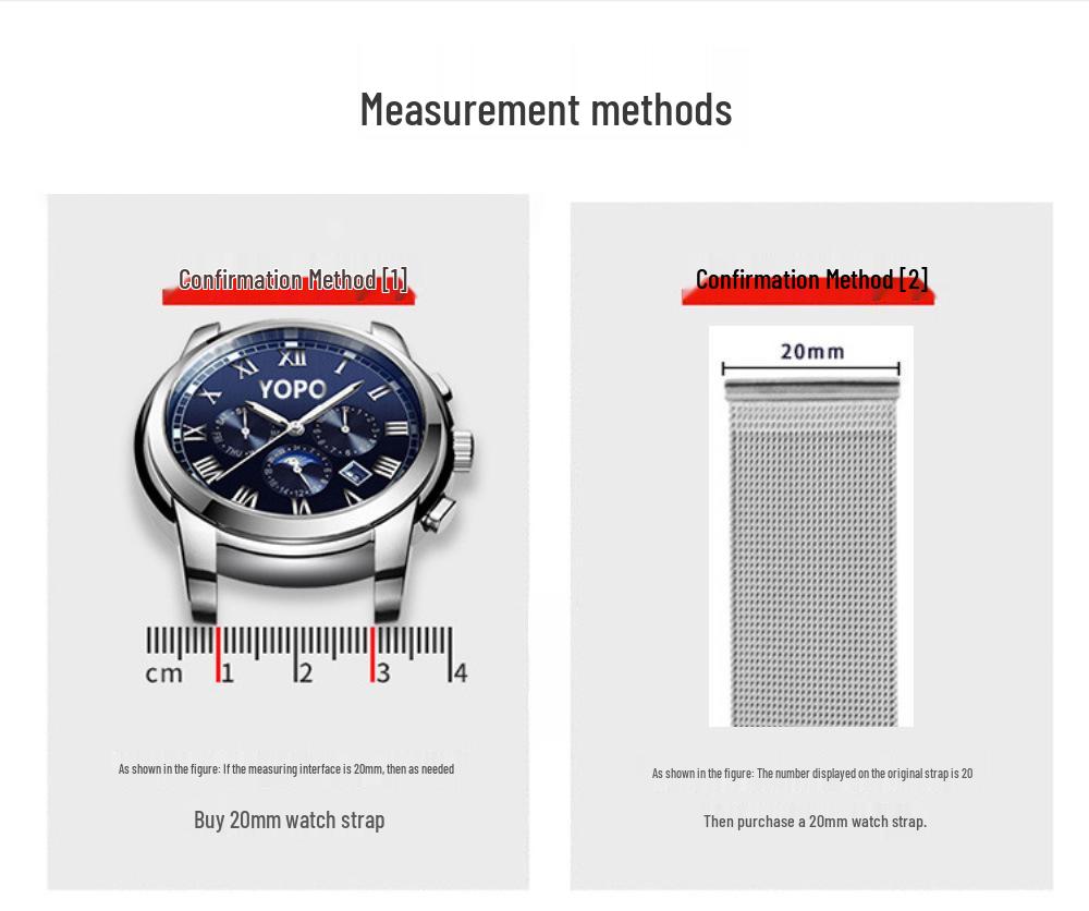 Milanese Mesh Watch Strap 0.4 Line, 304L Stainless Steel, Quick Release, Universal Fit