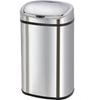 Automatic Kitchen Bin - MAJESTIC - - 68 L - Silver - Stainless Steel with Rim
