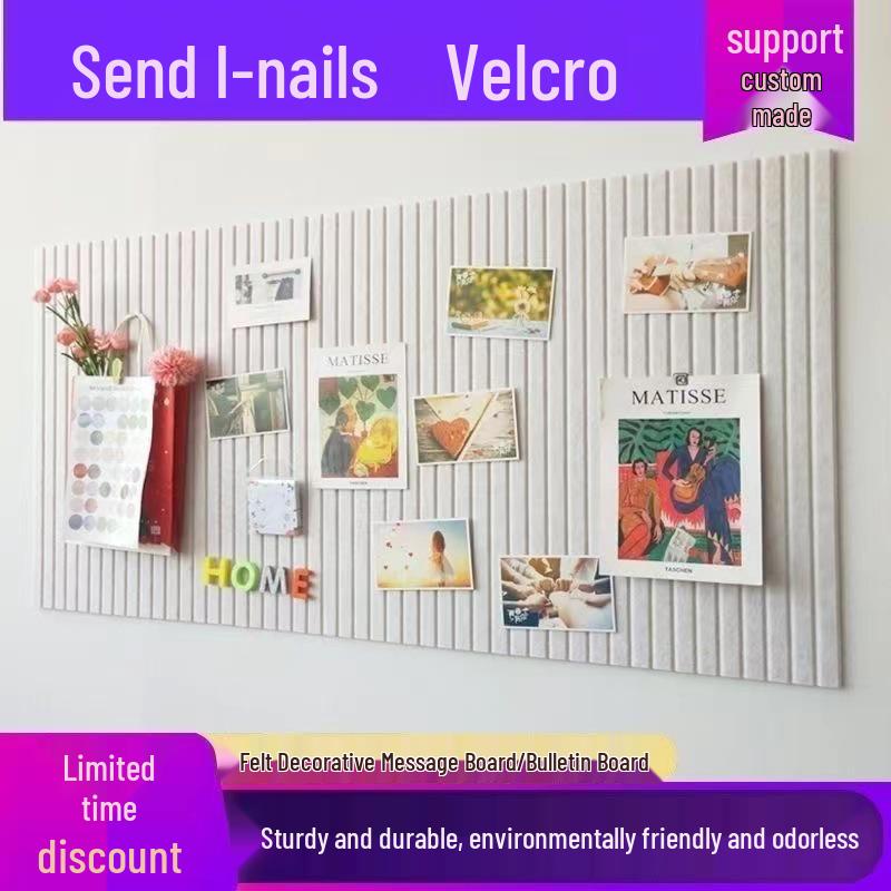 Felt Cork Board for Artwork Display and Decoration - Ideal for Schools, Offices, Bedrooms, and Creative Spaces