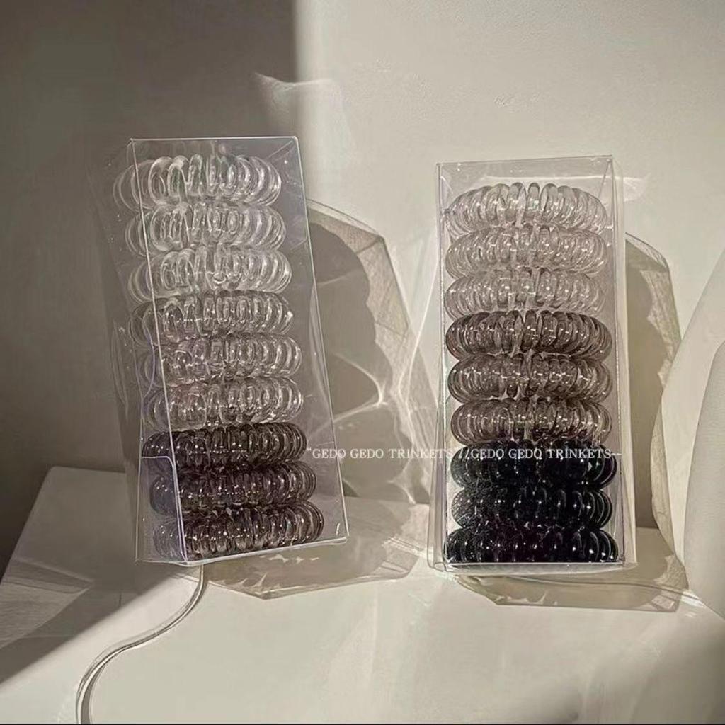 9 cepli telefon hattı, saç tokası degradesi, kız gibi kalpli kravatlı saç, yeni ip ve deri bantlı saç aksesuarları