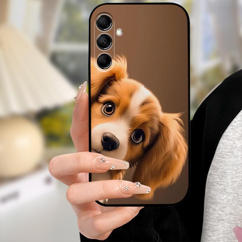 

For Samsung M55S 5G Case Black Shell Cover For Samsung Galaxy M55 F55 C55 5G Soft Silicone Cute Girl Shockproof Phone Housing Galaxy C55
